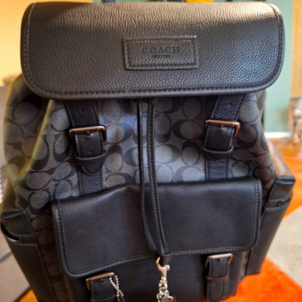Coach Leather Sprint Backpack